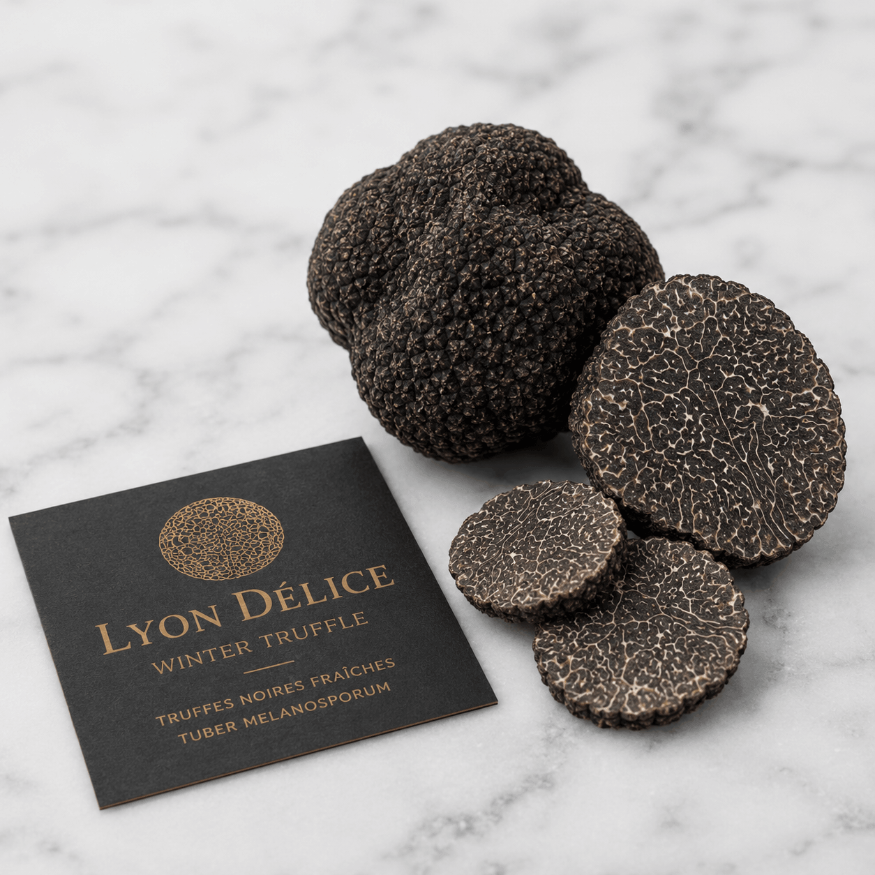 Tuber melanosporum fresh black Périgord truffle winter season - Lyon Délice French truffle specialist Korea 리옹 델리스